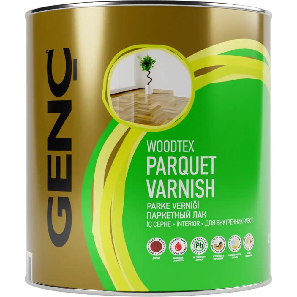 2,5 Litre Sentetik Mat Parke Verniği