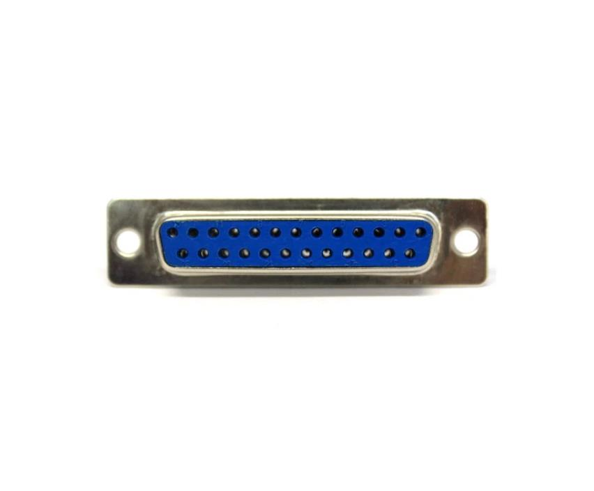 25 Pin Dişi D-Sub Konnektör Lehim Tip