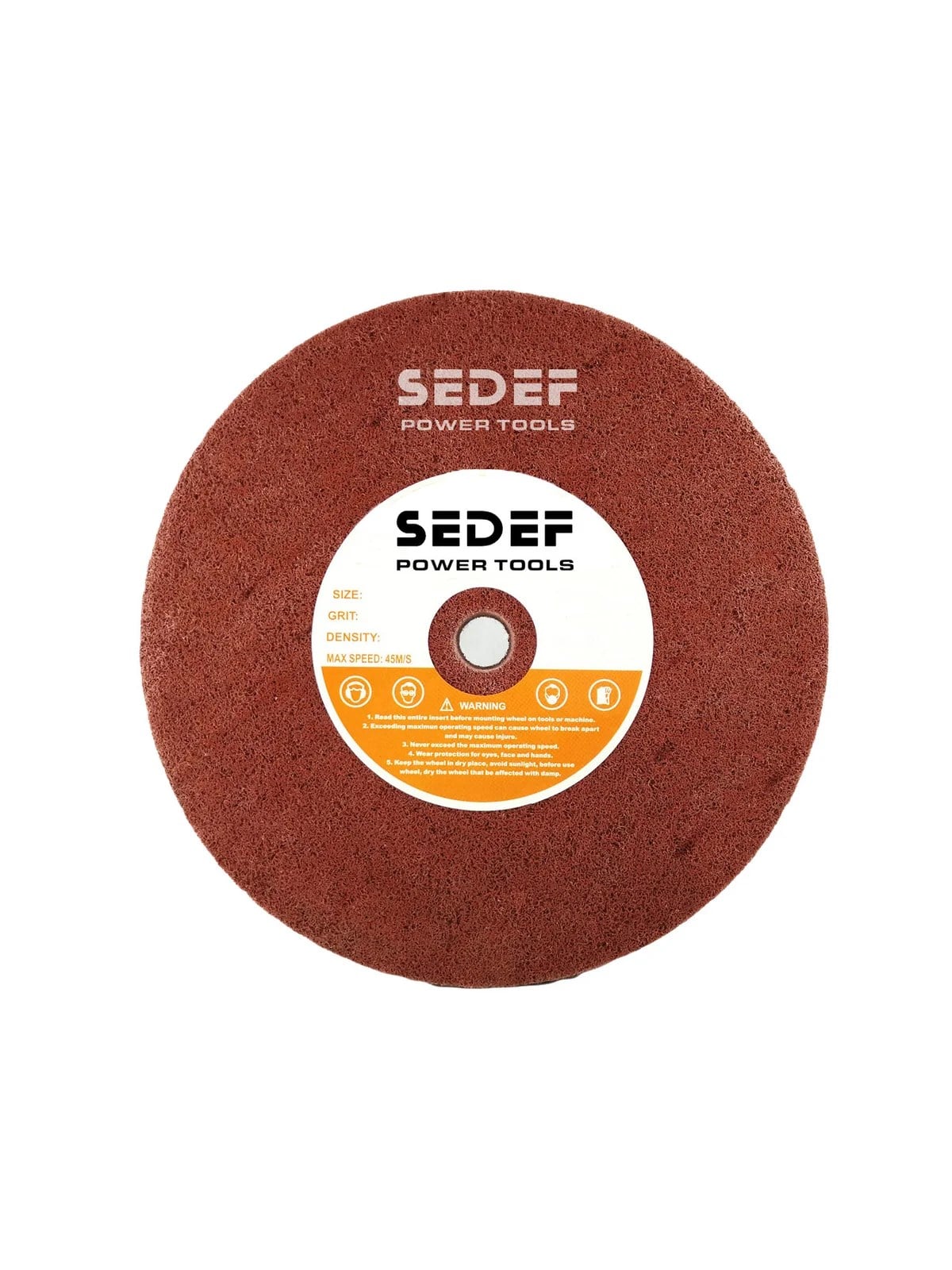 250x50x20 mm Kahverengi Skoç Elyaf Zımpara Taşı 7PC 180 Kum