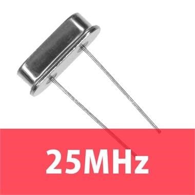 25MHz Kristal Osilatör (HC-49S)