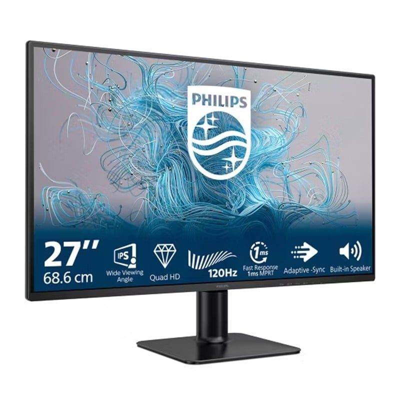 27 27E2N2500/01 IPS 1MS 120HZ 1XHDMI 1XDP 2K QHD 2560X1440 FLICKER-FREE VESA SİYAH
