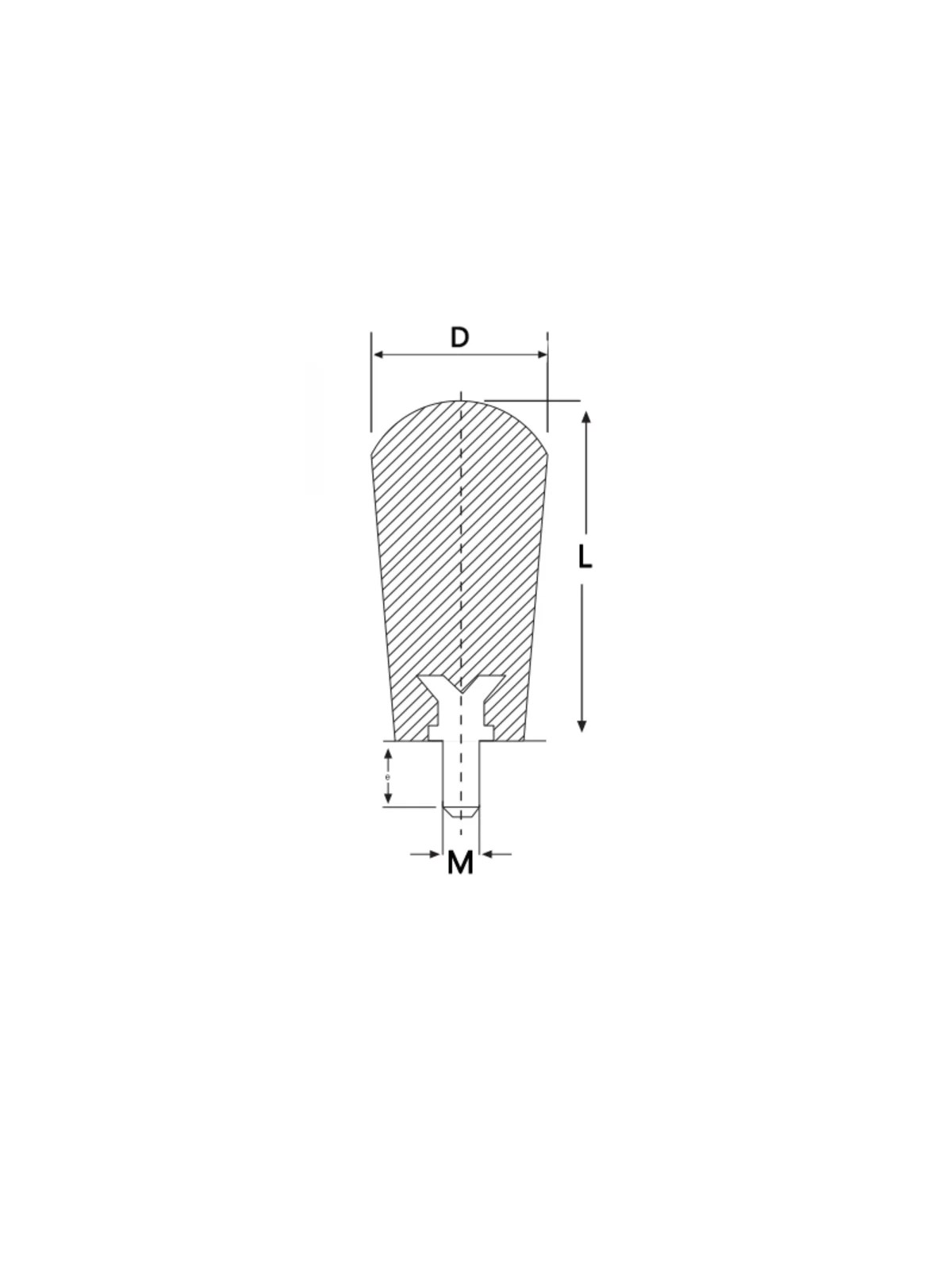 28X90 M10X17 SİLİNDİR SAP DİŞİ