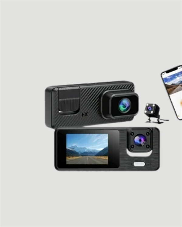 3 Kanallı Araç DVR – Ön + İç + Arka Kamera ile Tam Kapsama, Yüksek Güvenlik Yeni Nesil