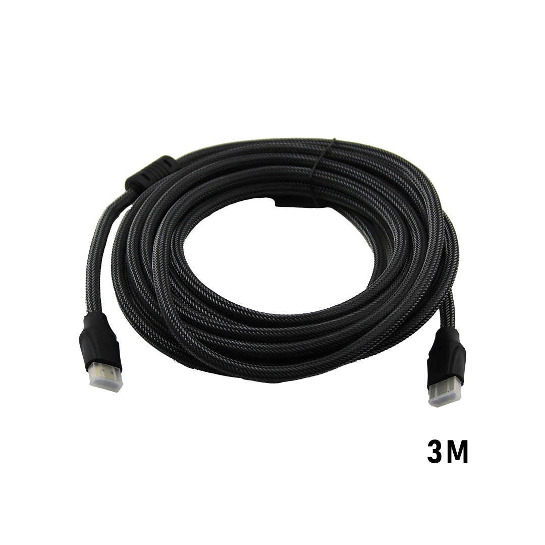 3 Metre Örgülü HDMI Kablo V1.4