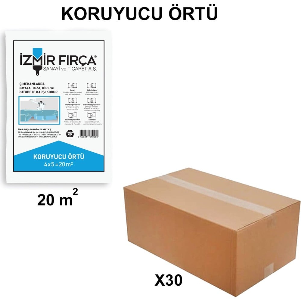30 Adet 20 M2 Koruyucu Örtü