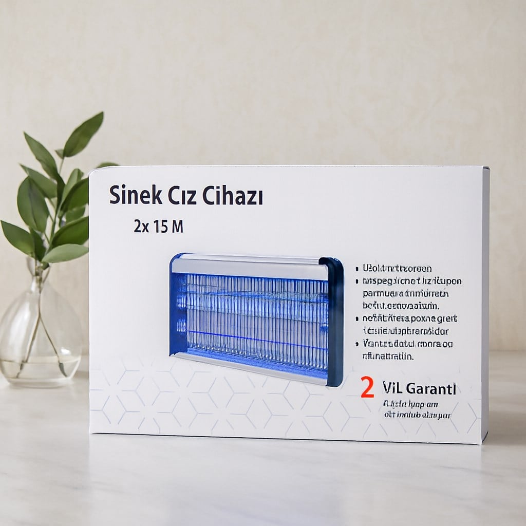 30W Elektrikli Sinek Öldürücü Cihaz (80 m², 3000V)