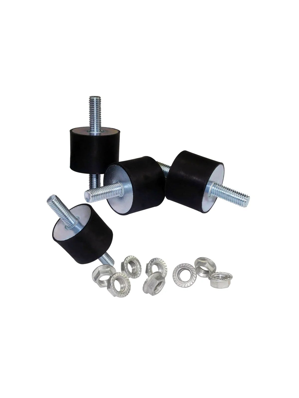 30X20MM M8  A  TİP LASTİK TAKOZ 8 ADET SET, 16 ADET ŞAPKALI m8 SOMUNLA BİRLİKTE