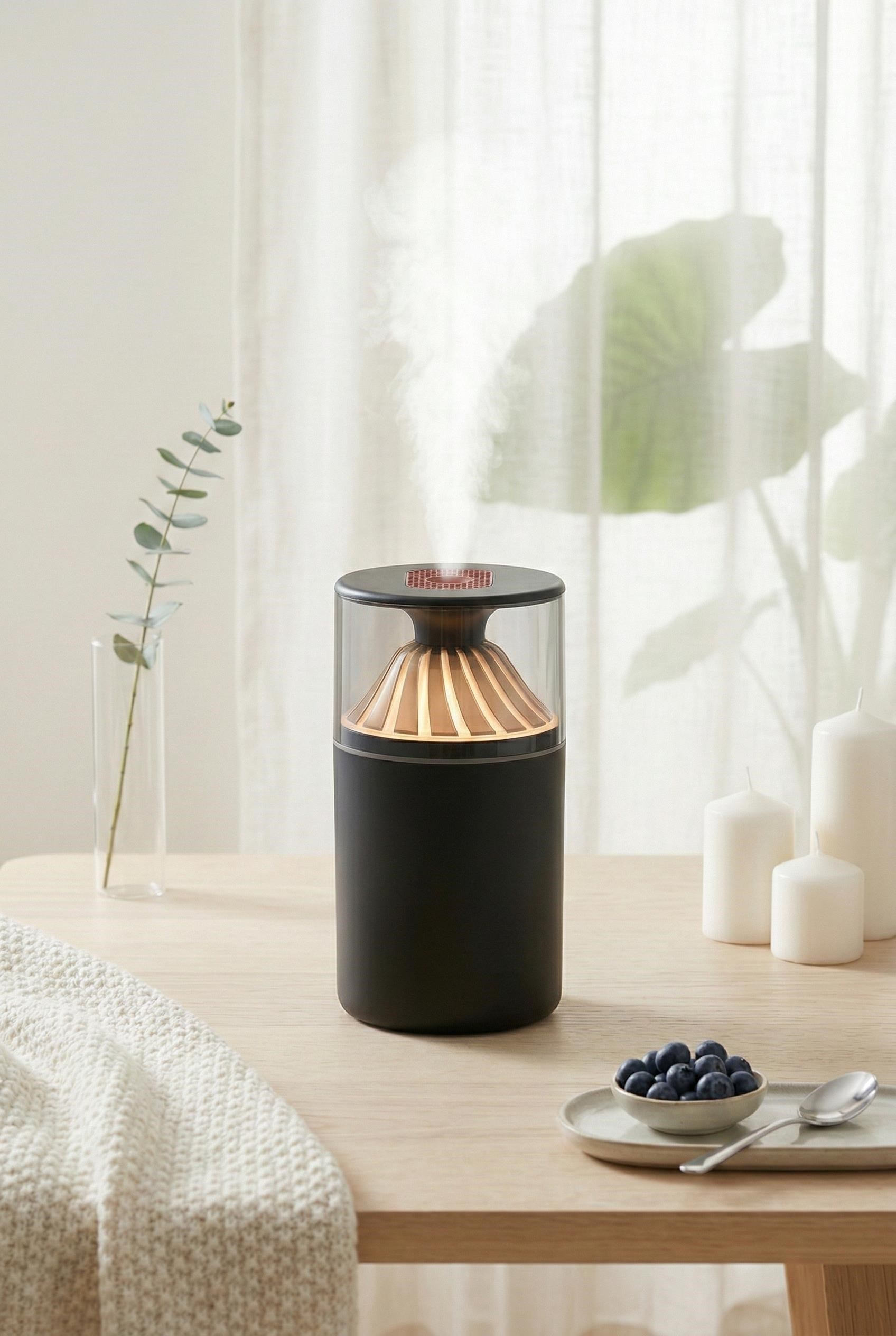 350 ml LED Işıklı Hava Nemlendirici & Modern Oda Kokusu Difüzörü