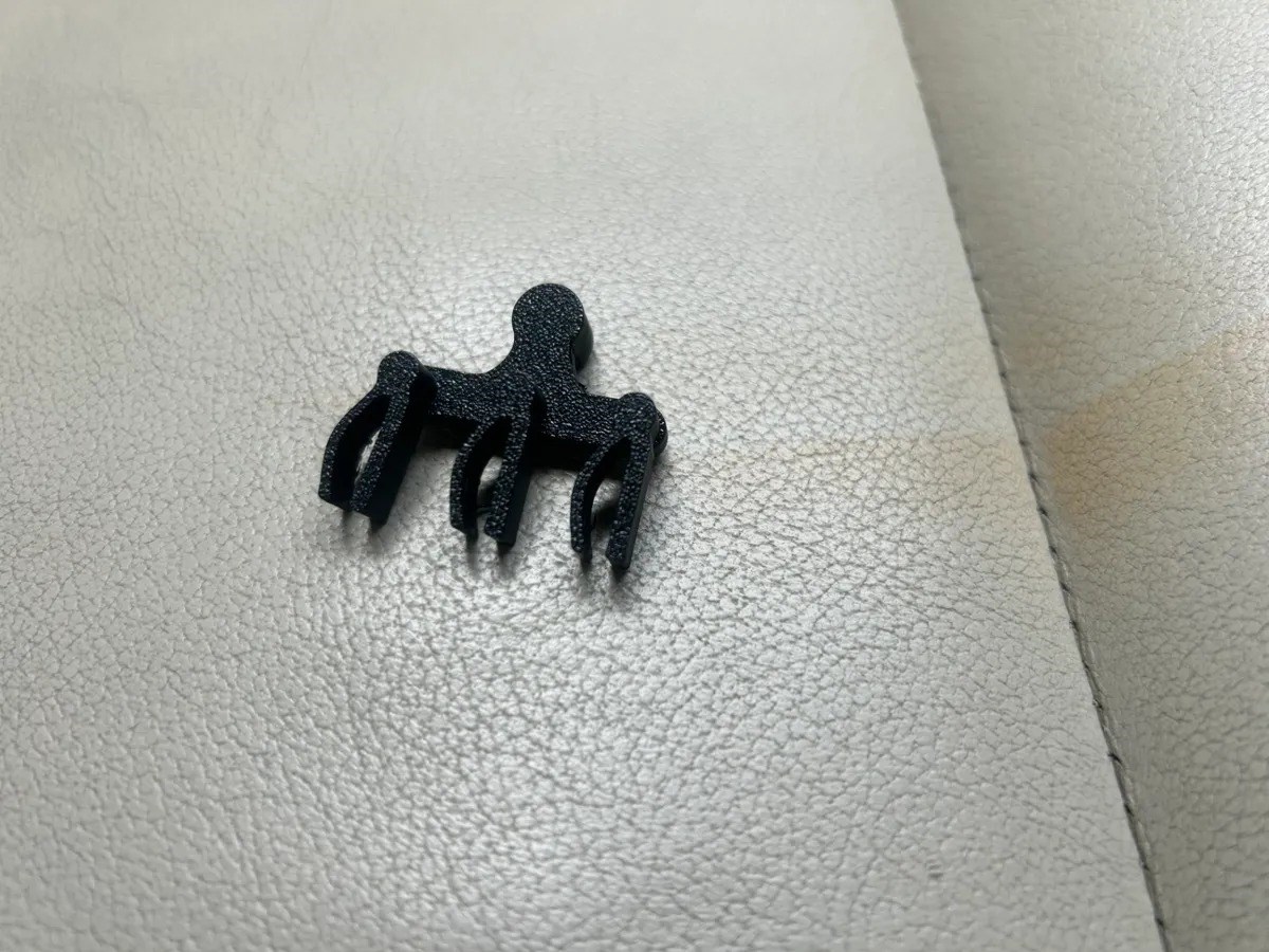 3D Baskı Araç Havalandırma Izgarası Kontrol Kolu Kırık Klima Izgara Kanadı Yedek Parça Siyah