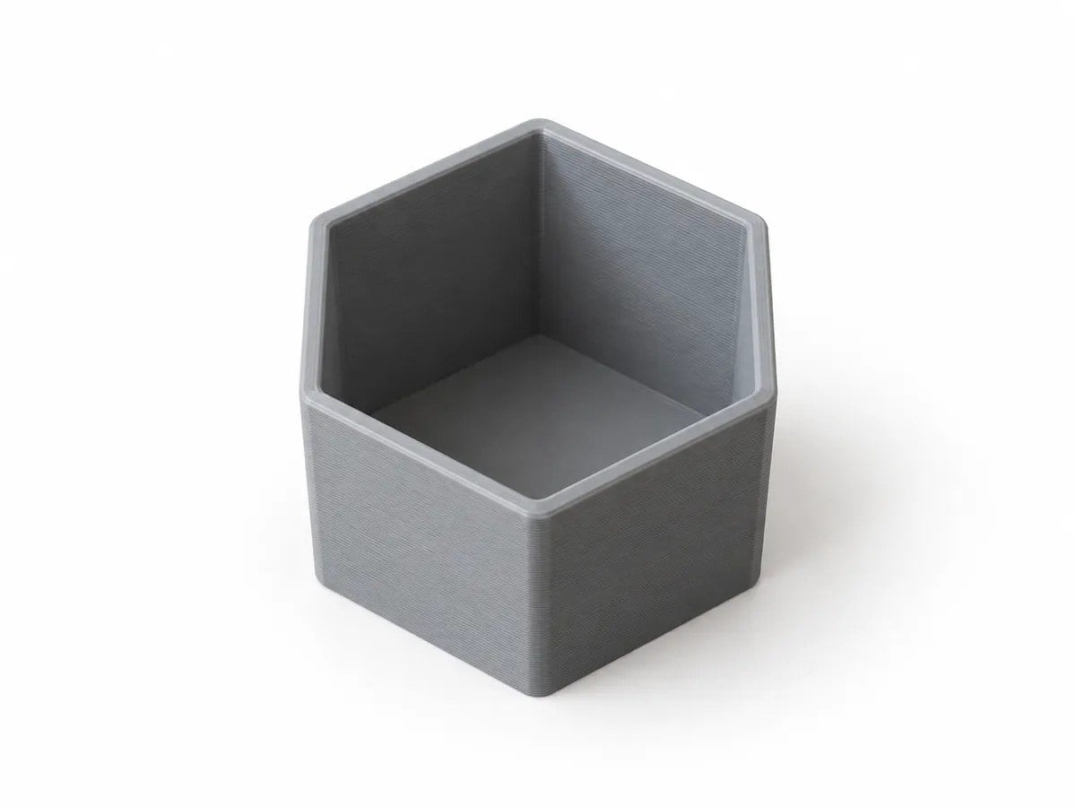 3D Baskı Modüler Petek Çekmece Organizeri Altıgen Bölmeli Çekmece İçi Düzenleyici Çorap ve Küçük Eşya Gri