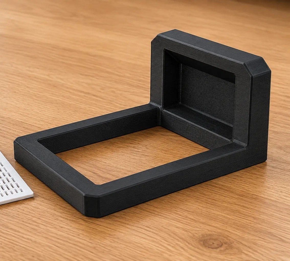 3D Baskı Süzdürmeli Mutfak Sünger Tutucu Bez Askılı Lavabo Sünger Standı Siyah