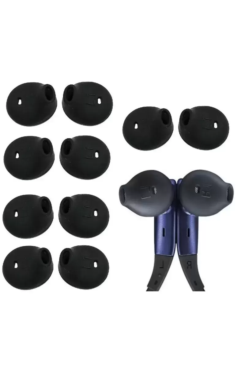 4 Çift (8 ADET) Levelu S6 S7 Edge Note 5 Kulaklık Silikonu