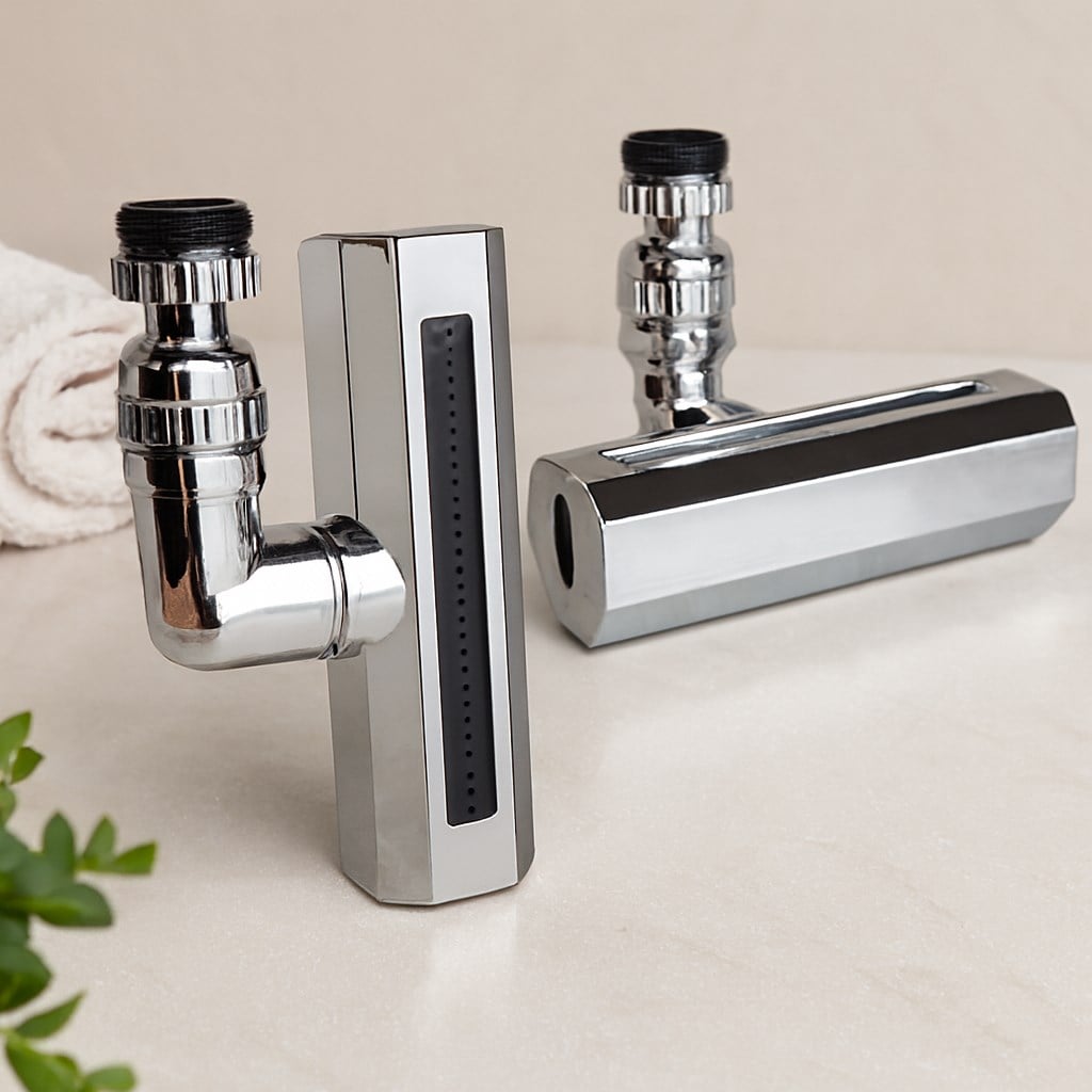 4 Fonksiyonlu 360° Döner Perlatör Musluk Ucu - Krom Kaplama