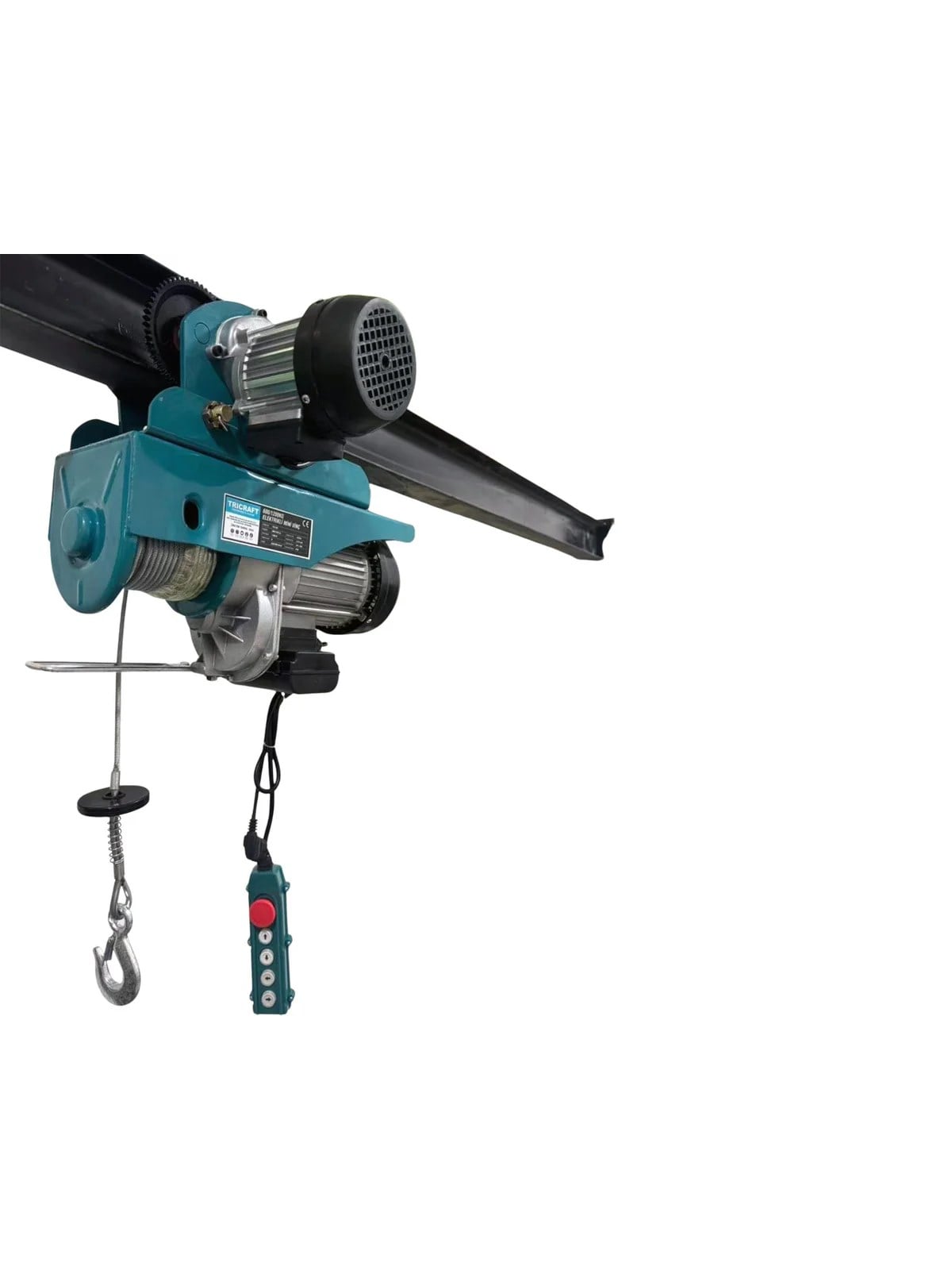 4 Hareketli Şaryolu Elektrikli Vinç 1700 Watt 600-1200 kg MES 945