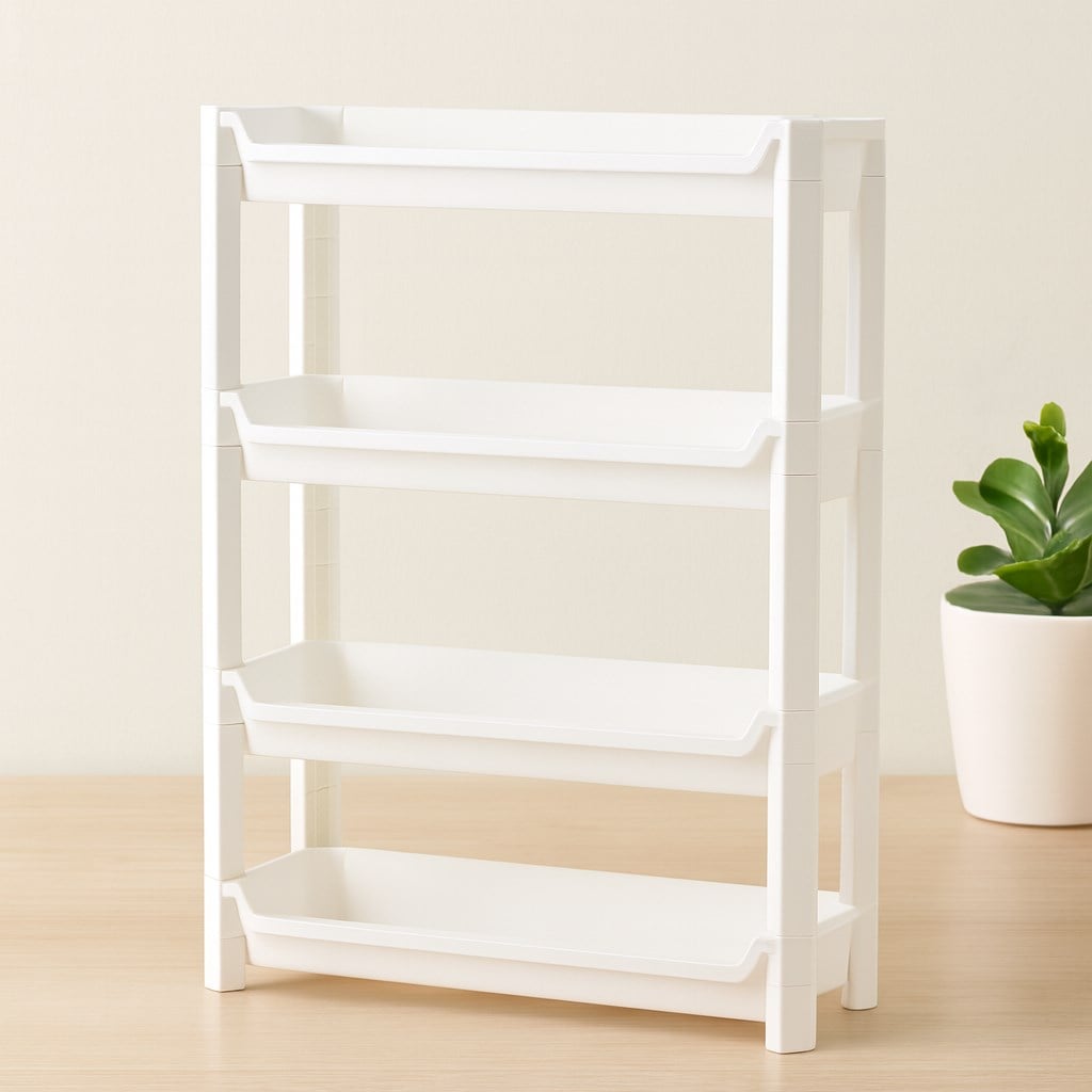 4 Katlı Sepet Organizer Raf Düzenleyici 465x145x690 mm