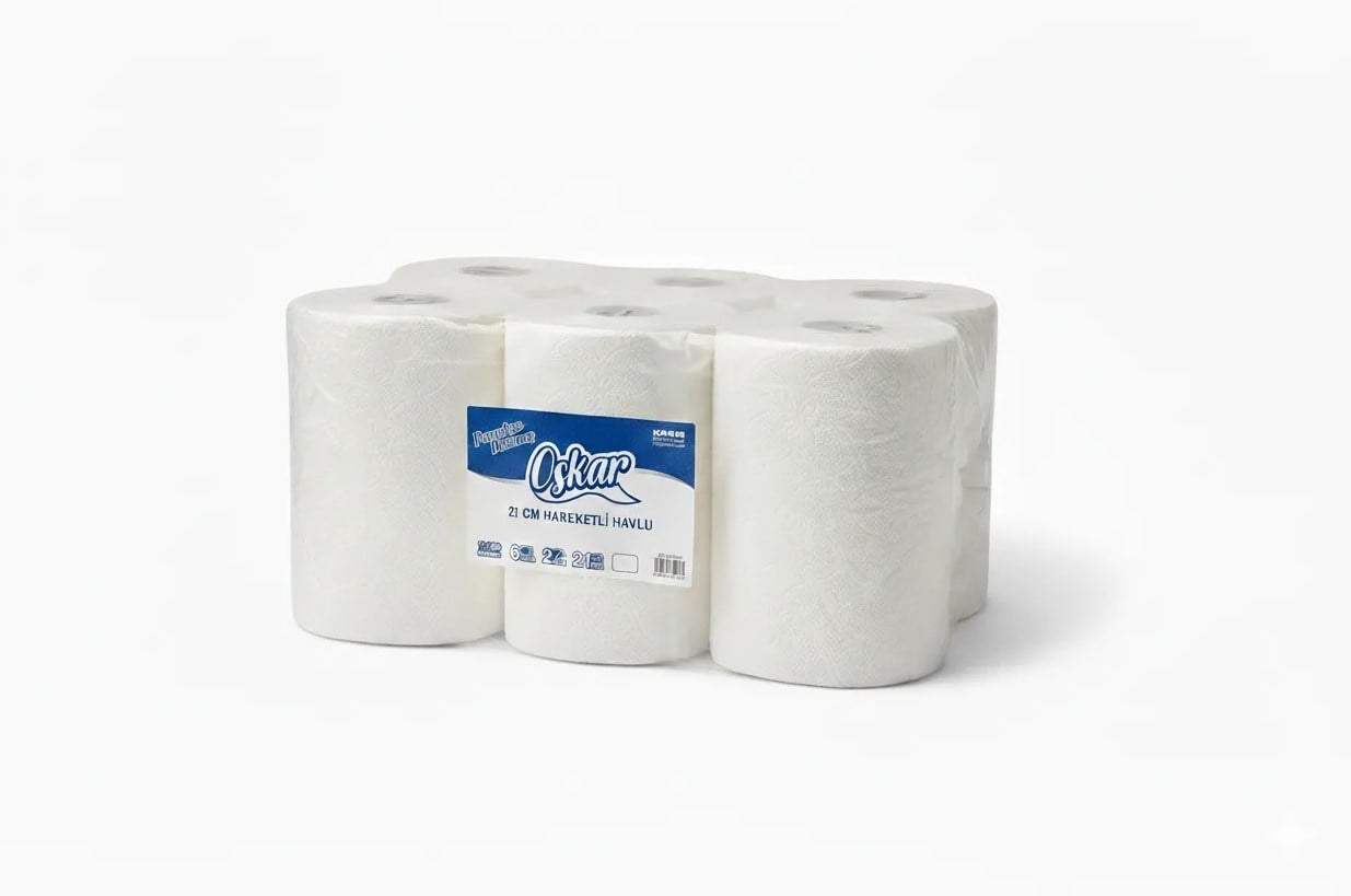 4 kg 21cm Hareketli Havlu | 6 Rulo