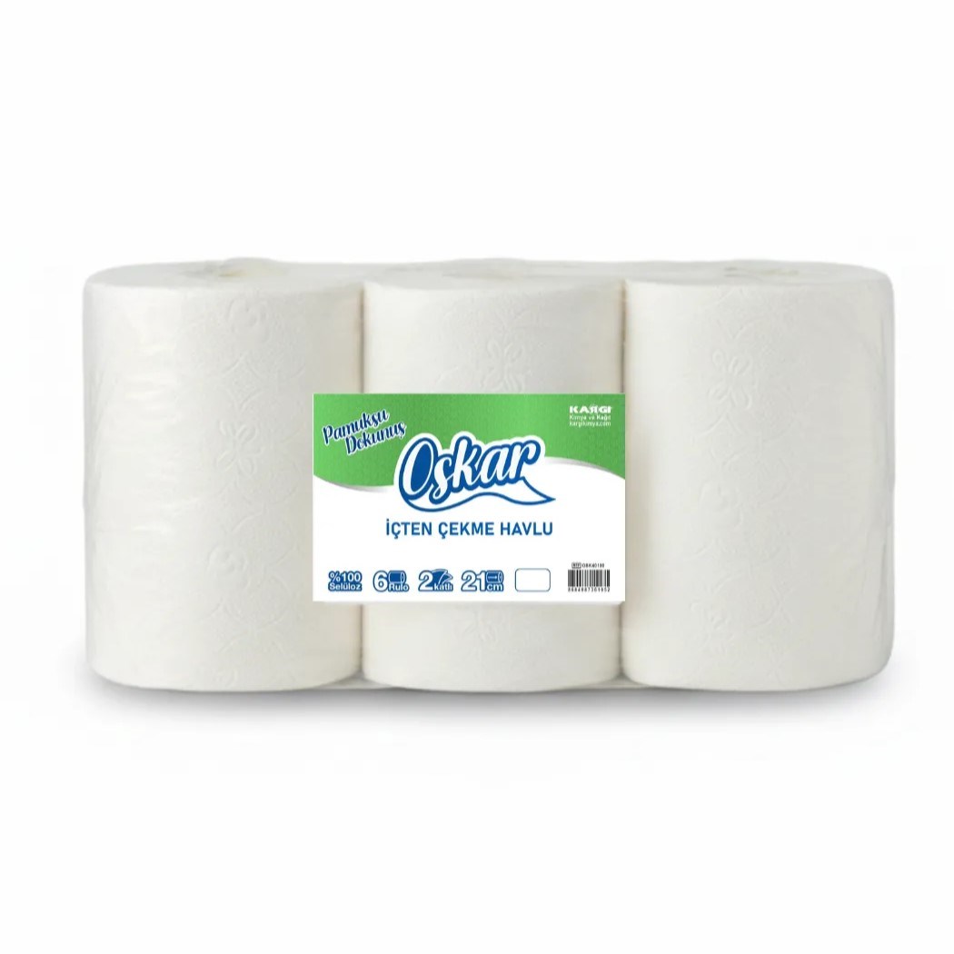 4 KG İçten Çekme Havlu | 6 Paket