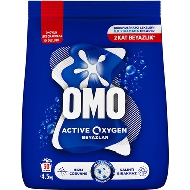 4.5 kg Beyaz Çamaşırlar İçin Toz Deterjan Ürünü