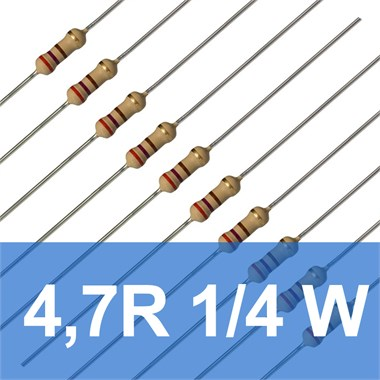 4.7R 1/4W Direnç