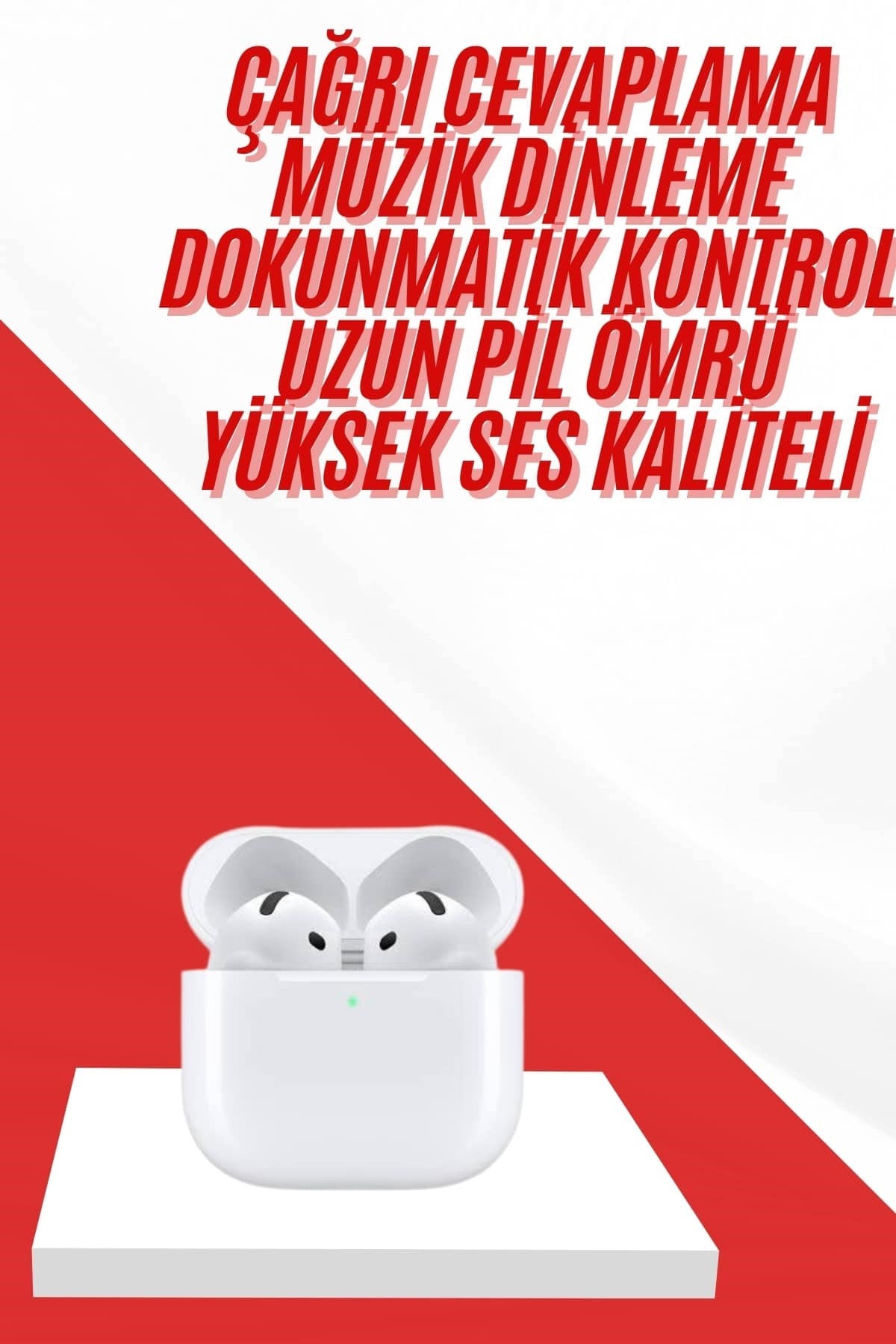 4.Nesil Bluetooth Kulaklık Yüksek Ses Kaliteli Dokunmatik Kontrol Özellikli Yeni Nesil