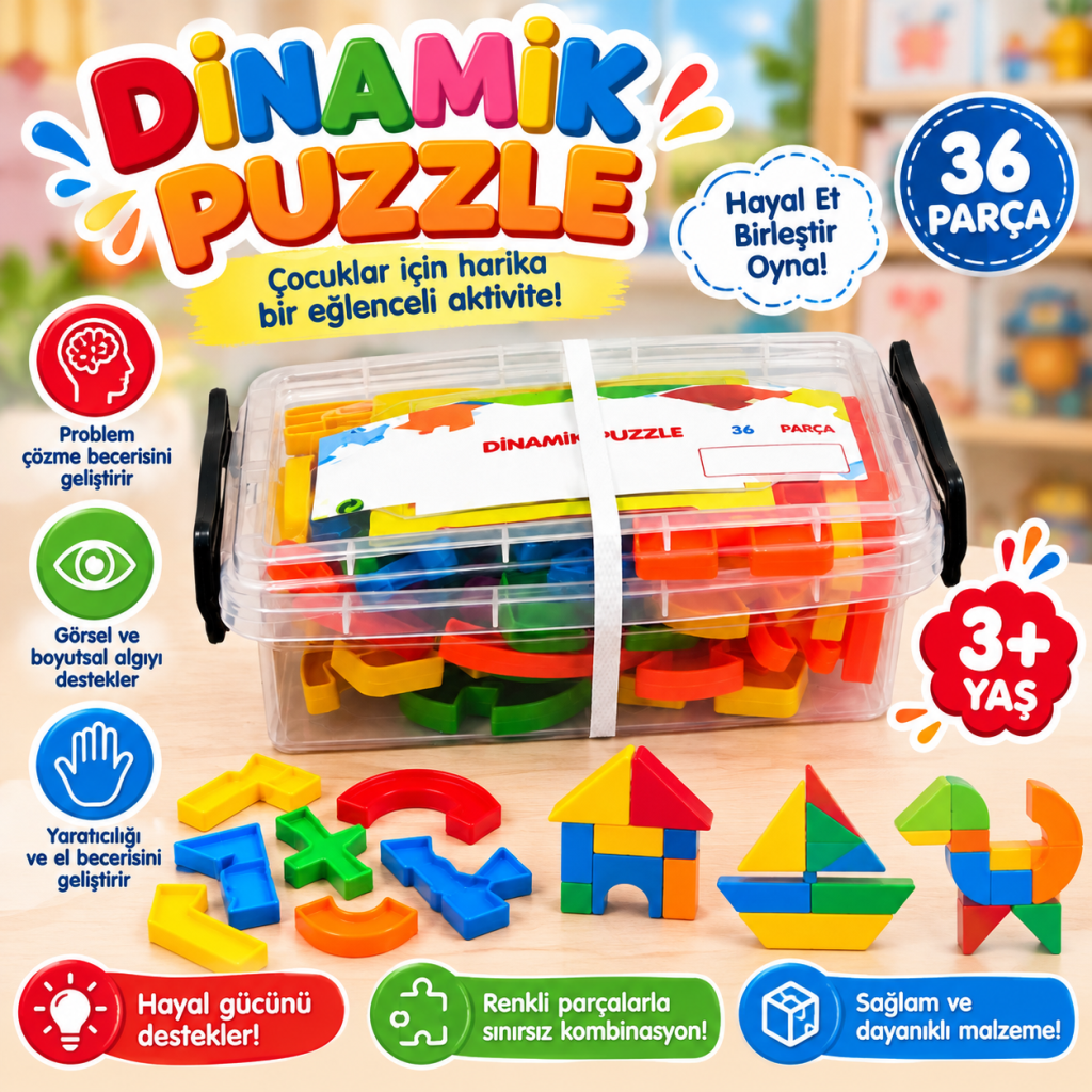 420 DİNAMİK PUZZLE 40 PARÇA