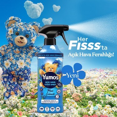 430 ml Yıkanması Zor Eşyalar İçin Mavi Gelincik Sprey