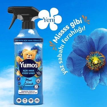 430 ml Yıkanması Zor Eşyalar İçin Mavi Gelincik Sprey