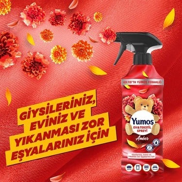 450 ml Yıkanması Zor Eşyalar İçin Amber Sprey