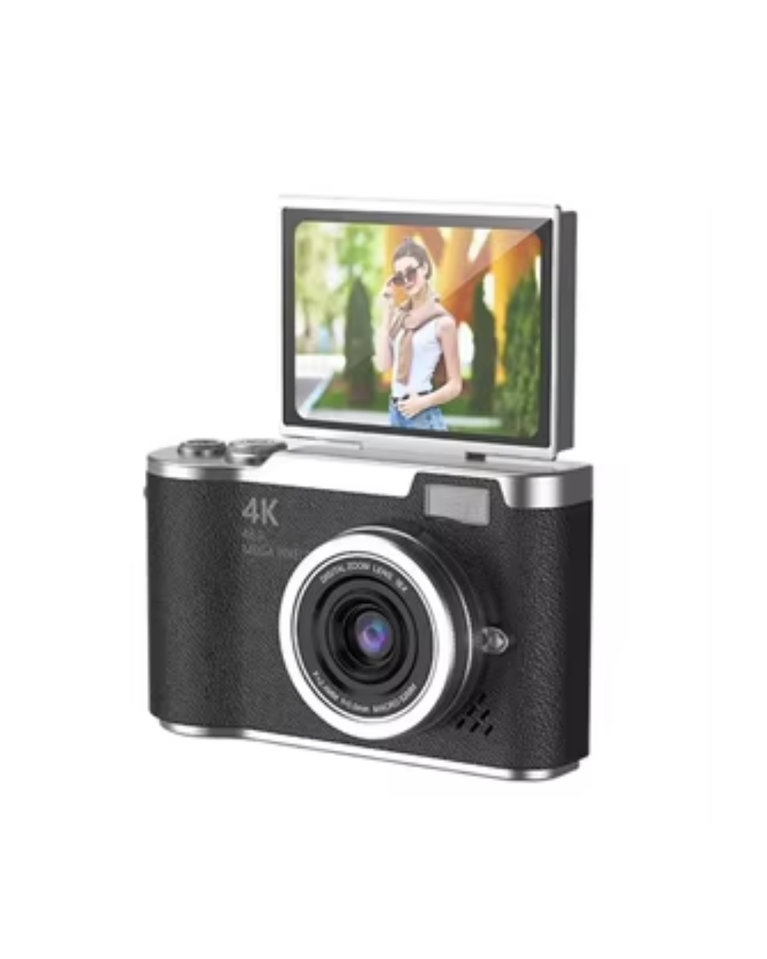 4K Video Çekim Özellikli Dijital Kamera 48 MP 8X Zoom ve 180 Derece Döner Ekranlı