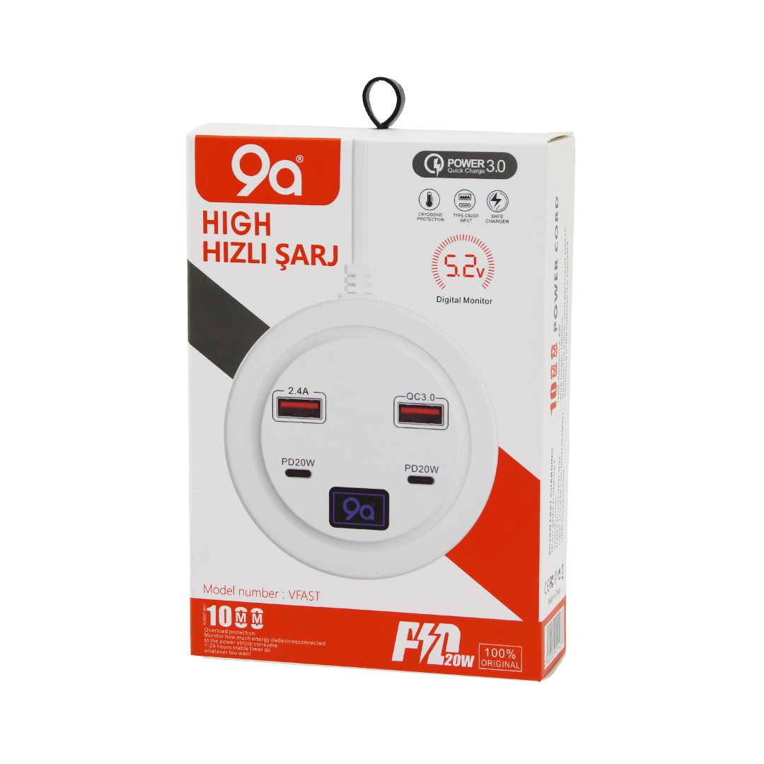 4lü Hızlı Şarj Adaptör Seti PD 20W Type-C & QC3.0 USB