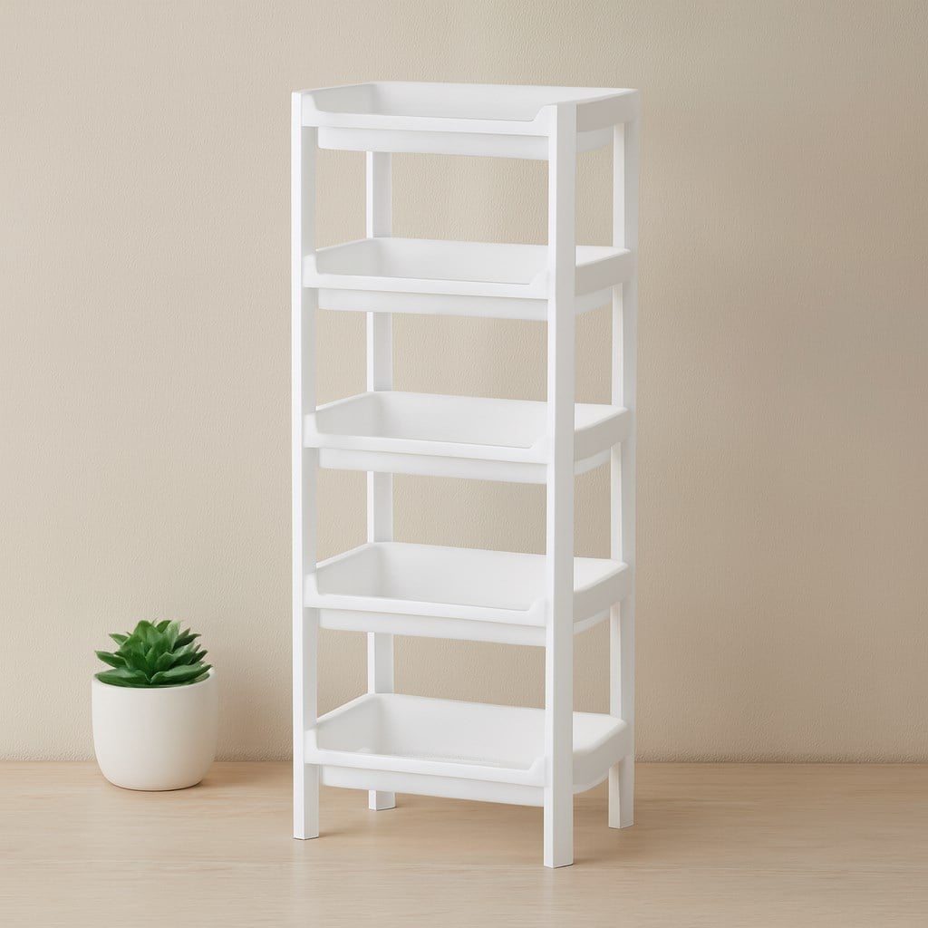 5 Katlı Geniş Sepet Raf Organizer (355x220x870 mm)