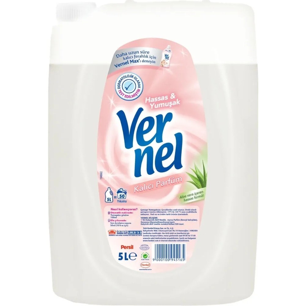 5 L Konsantre Çamaşır Yumuşatıcısı Hassas Ciltler için