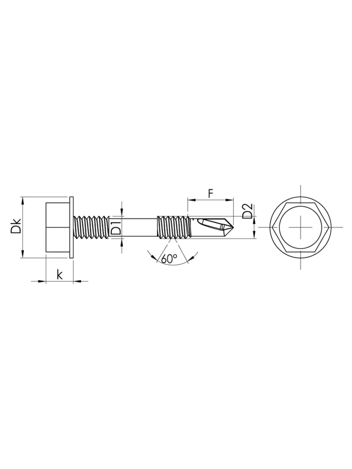5.5x66 mm Poliüretan Panel Vidası 6 mm Deler