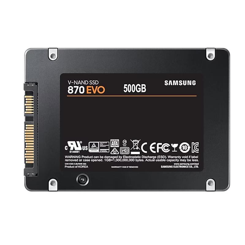 500 GB 870 EVO 2.5 SATA3 MZ-77E500BW 560-530 MB/S TR GARANTILI
