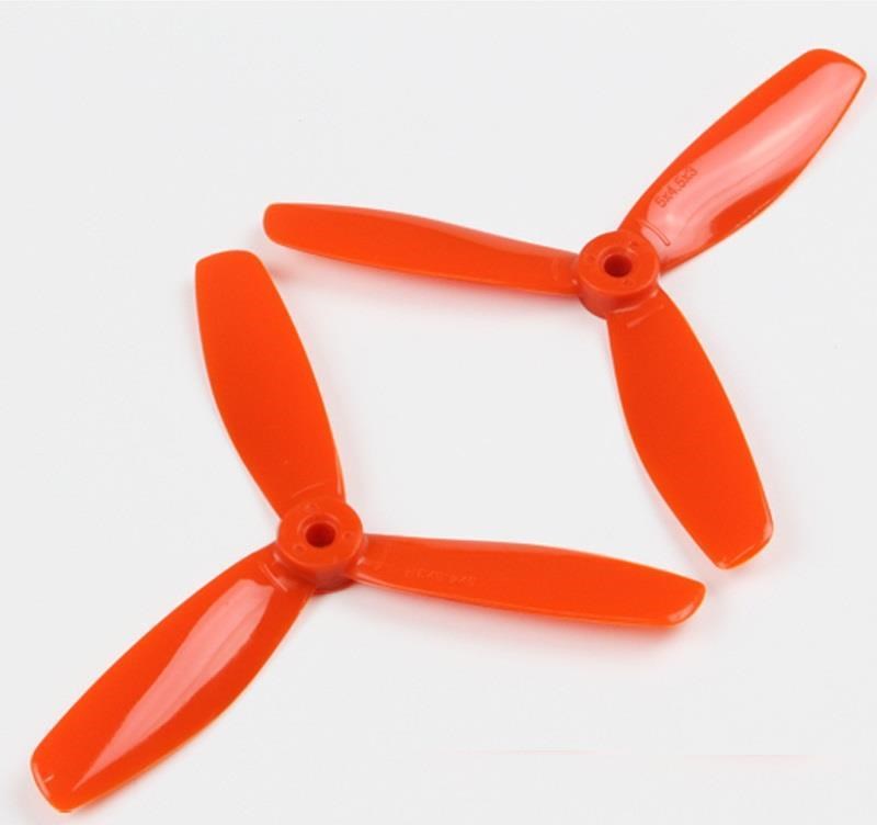 50x4,5mm Kırmızı 3 Bıçaklı Drone Pervanesi Seti