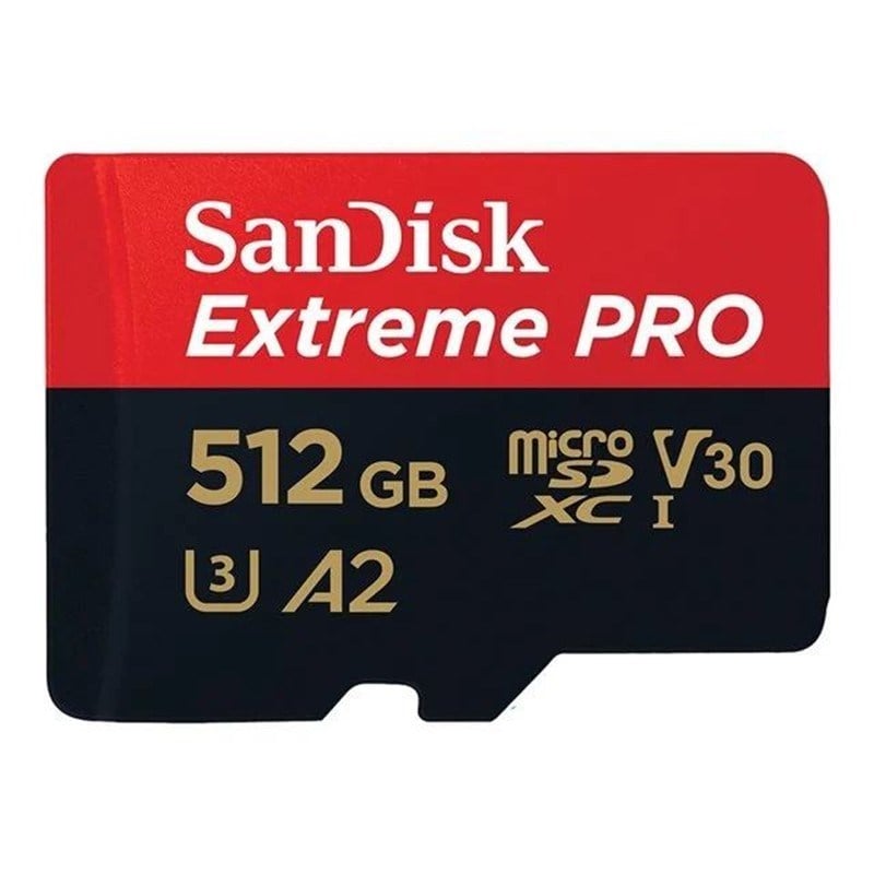 512GB EXTREME PRO SDXC UHS-I A2 MICROSD SDSQXCD-512G-GN6MA