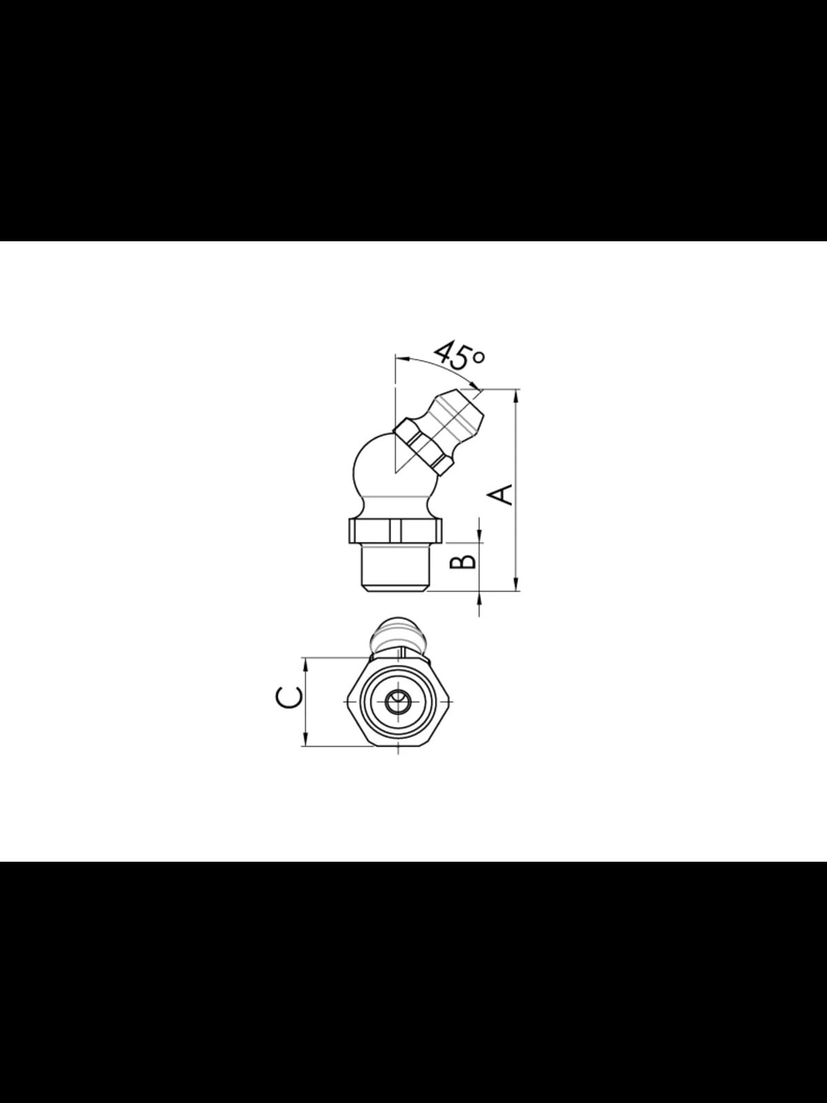 5/16 EGRİ GRASÖRLÜK H2-45 DIN 71412