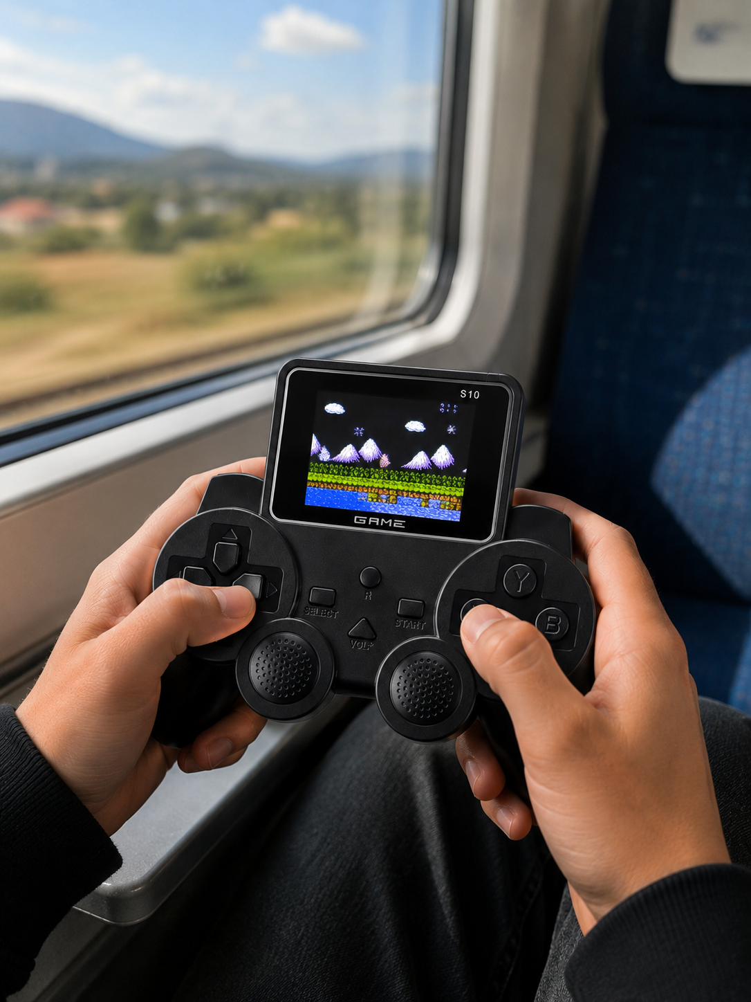 520 Oyunlu Taşınabilir El Oyun Konsolu TV Bağlantılı Şarjlı Gamepad