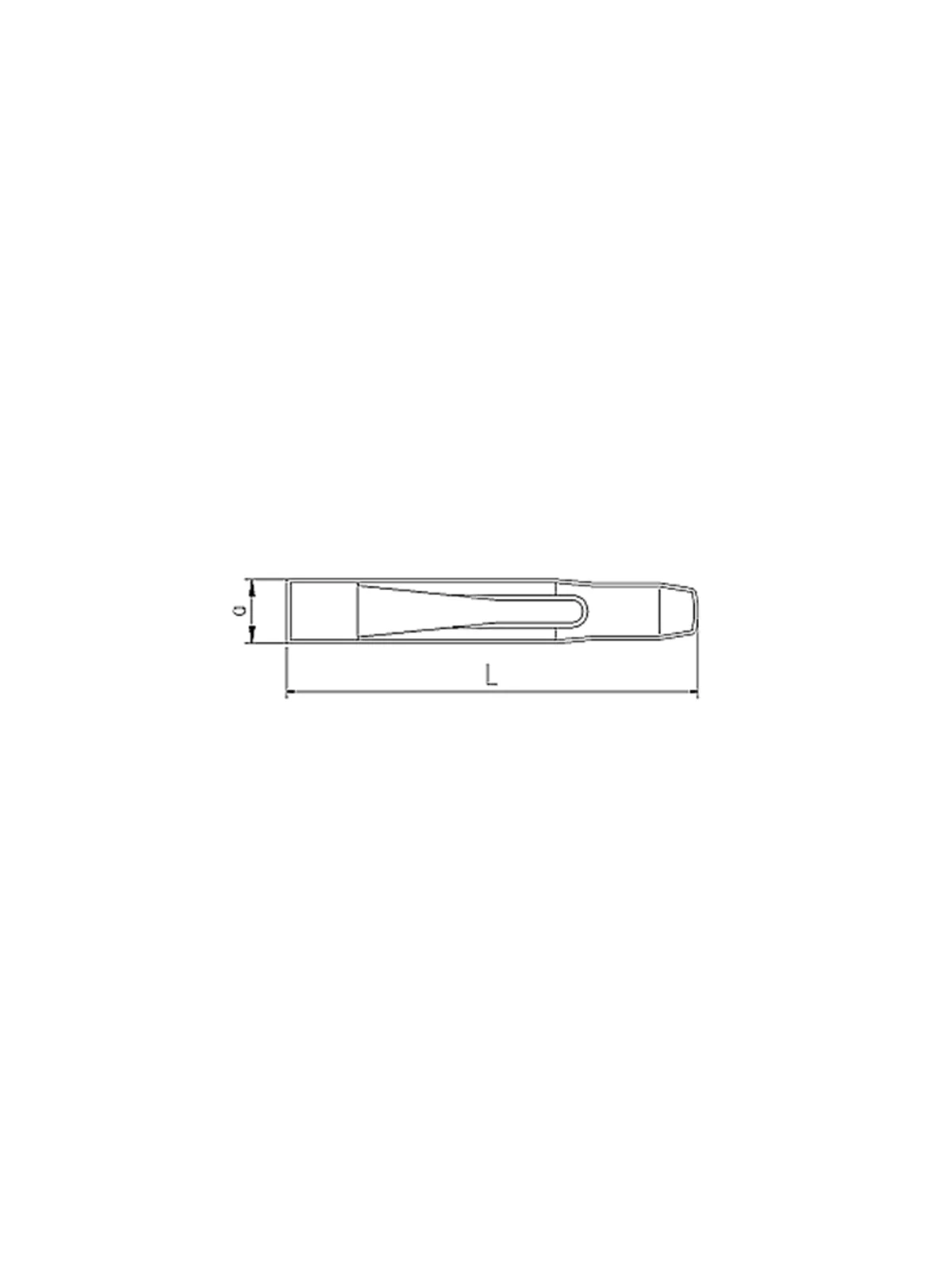 5500 Düz Keski 100 mm
