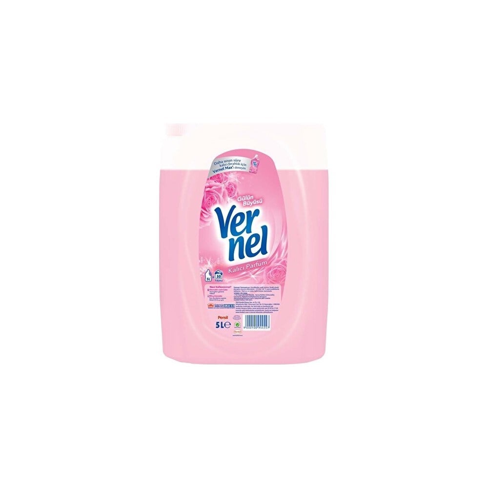 5L Sıvı Çamaşır Yumuşatıcısı Kalıcı Gül Kokusu 50 Yıkama