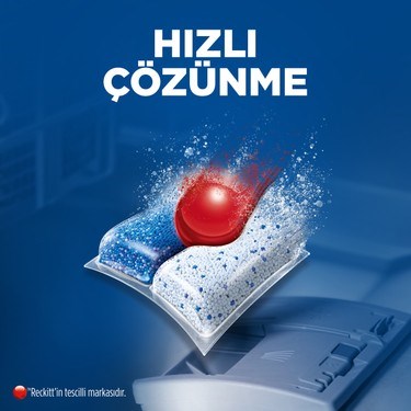 60 Kapsül Bulaşık Makinesi Deterjanı Hızlı Çözünme