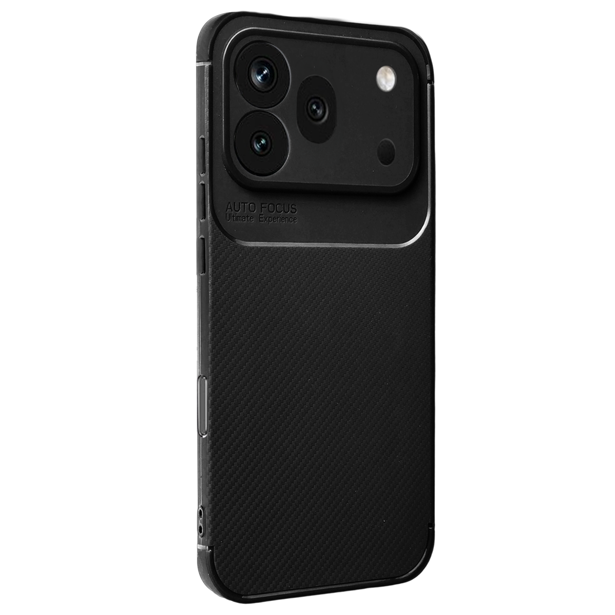 600 Pro Auto Focus Karbon Kapak - Siyah