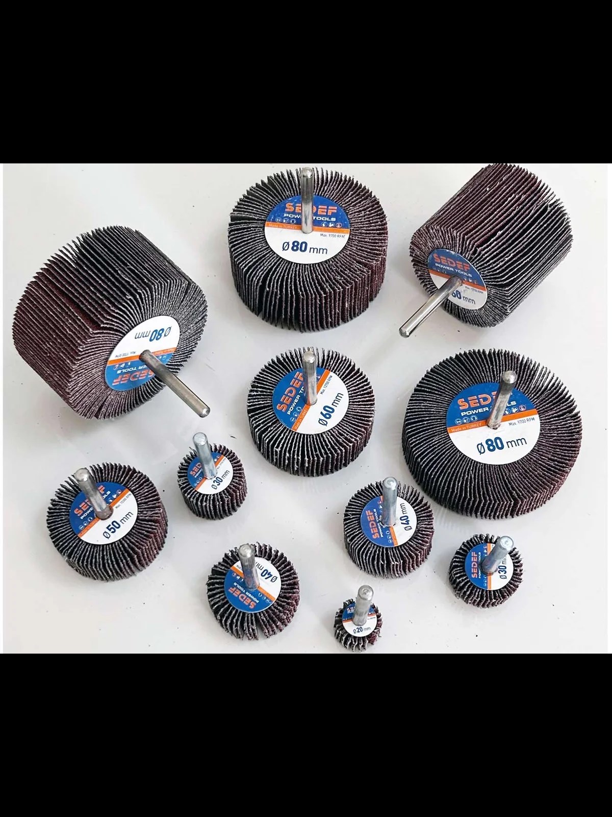 60x30 60 Kum Saplı Mop Zımpara 10'LU PAKET