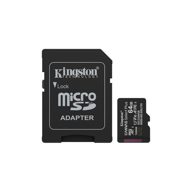 64 GB CANVAS SELECT PLUS MICRO SD CARD CL10 SDCS3/64GB