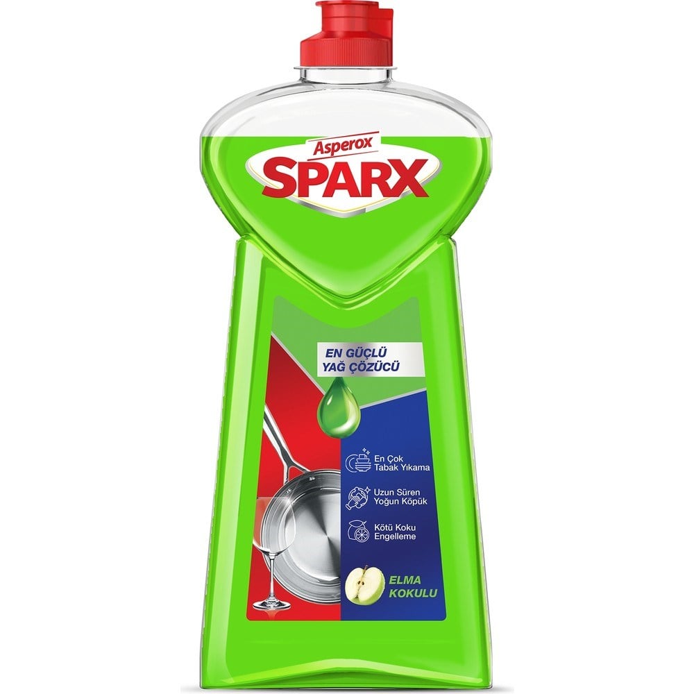 650 ml Elma Aromalı Sıvı Bulaşık Deterjanı ile Parlak Sonuçlar