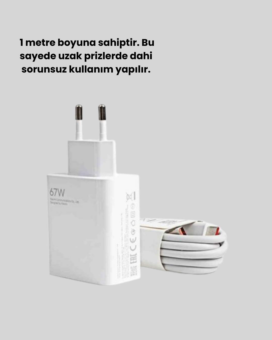 67 Watt Turbo Charge Başlık Vivo Y20 Y35 Y55 Uyumlu