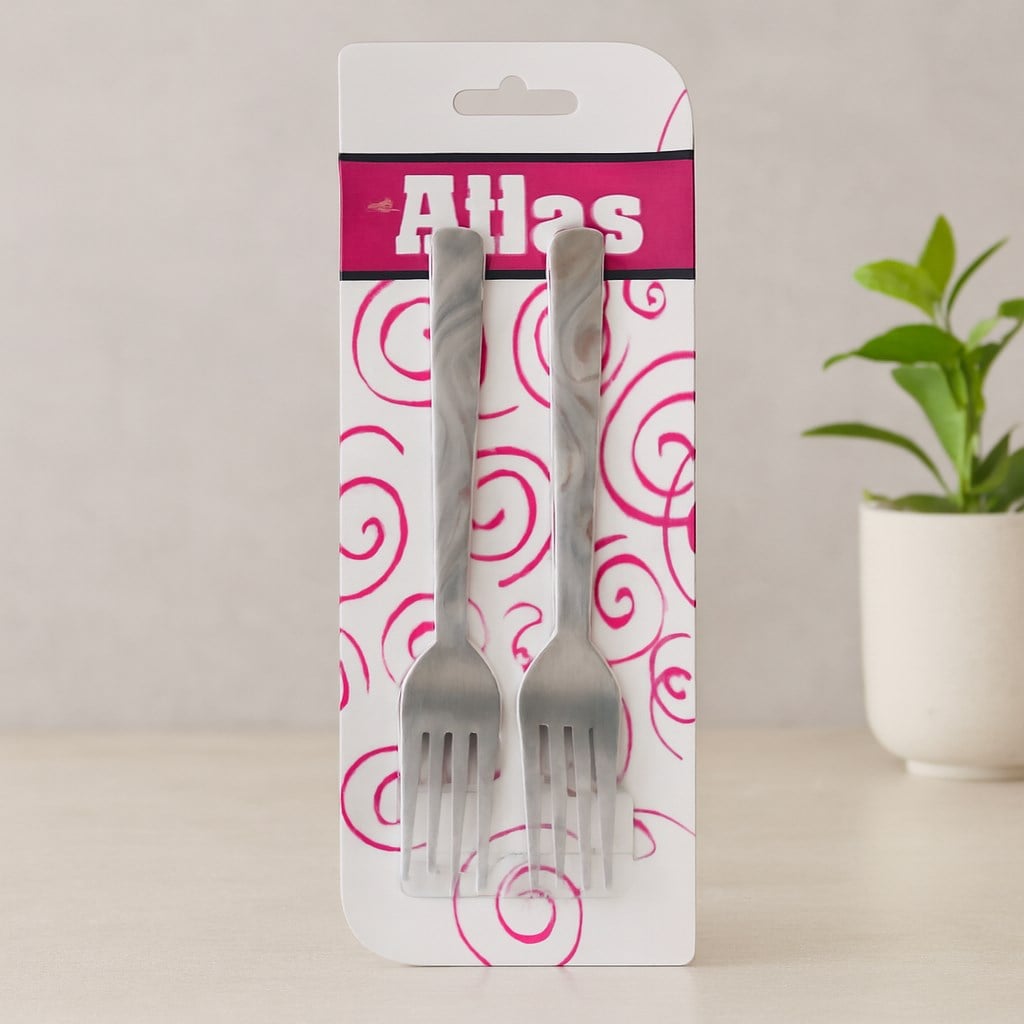 6lı Metal Tatlı Çatalı