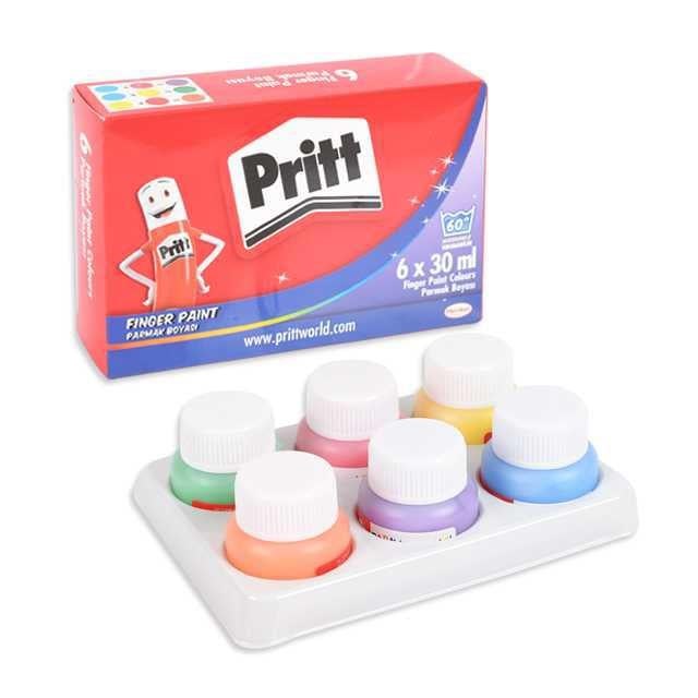 6X30 ml 6 lı Parmak Boyası