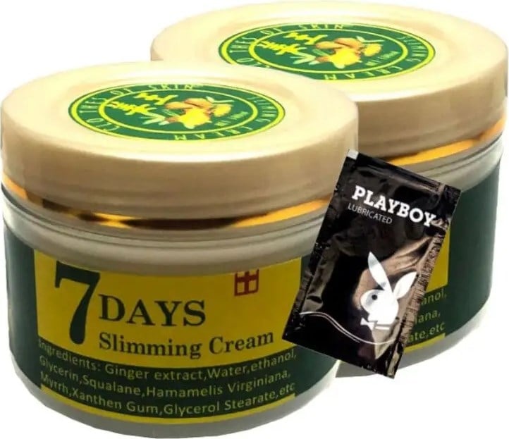 7 Days 2X100 ml Ginger Miracle Slimming Cream +1 Ad Jel ile
