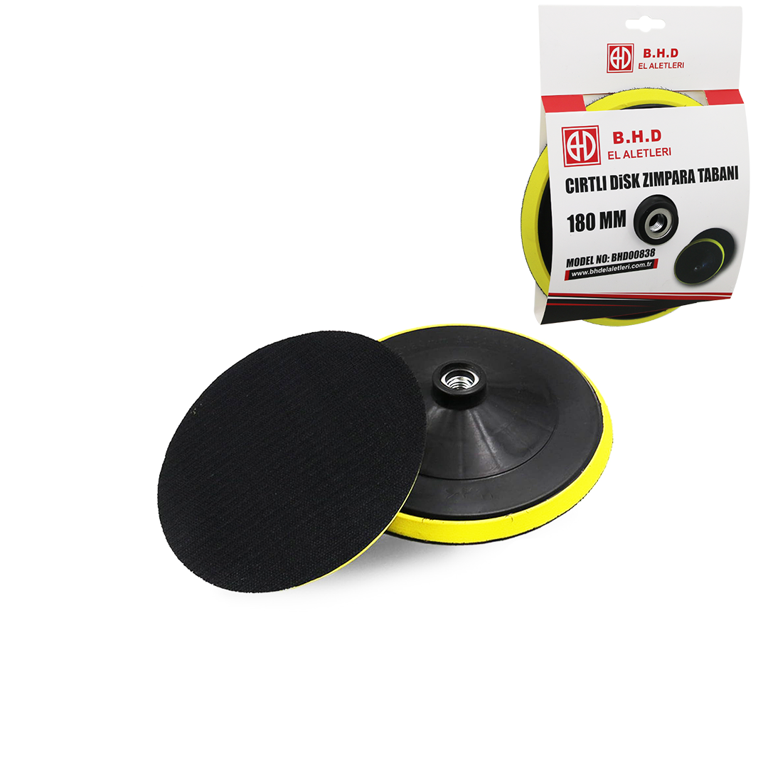 7 inç (180 mm) Cırtlı Disk Zımpara Tabanı